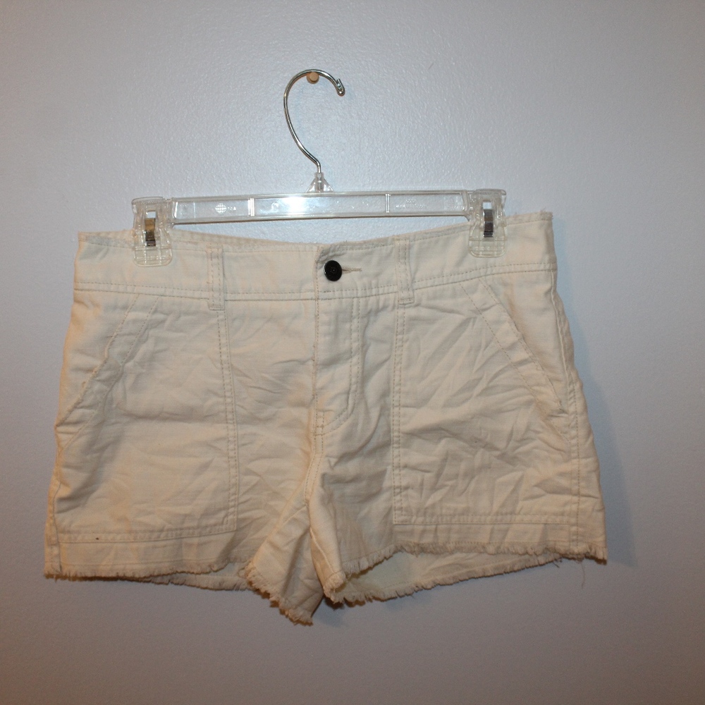 FREE PEOPLE cream shorts